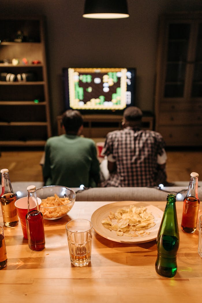 A Group of Friends Playing Video Games